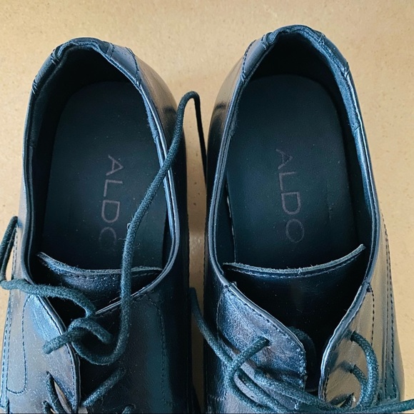 Aldo Black Dress Shoes size 7.5 GUC main image 8